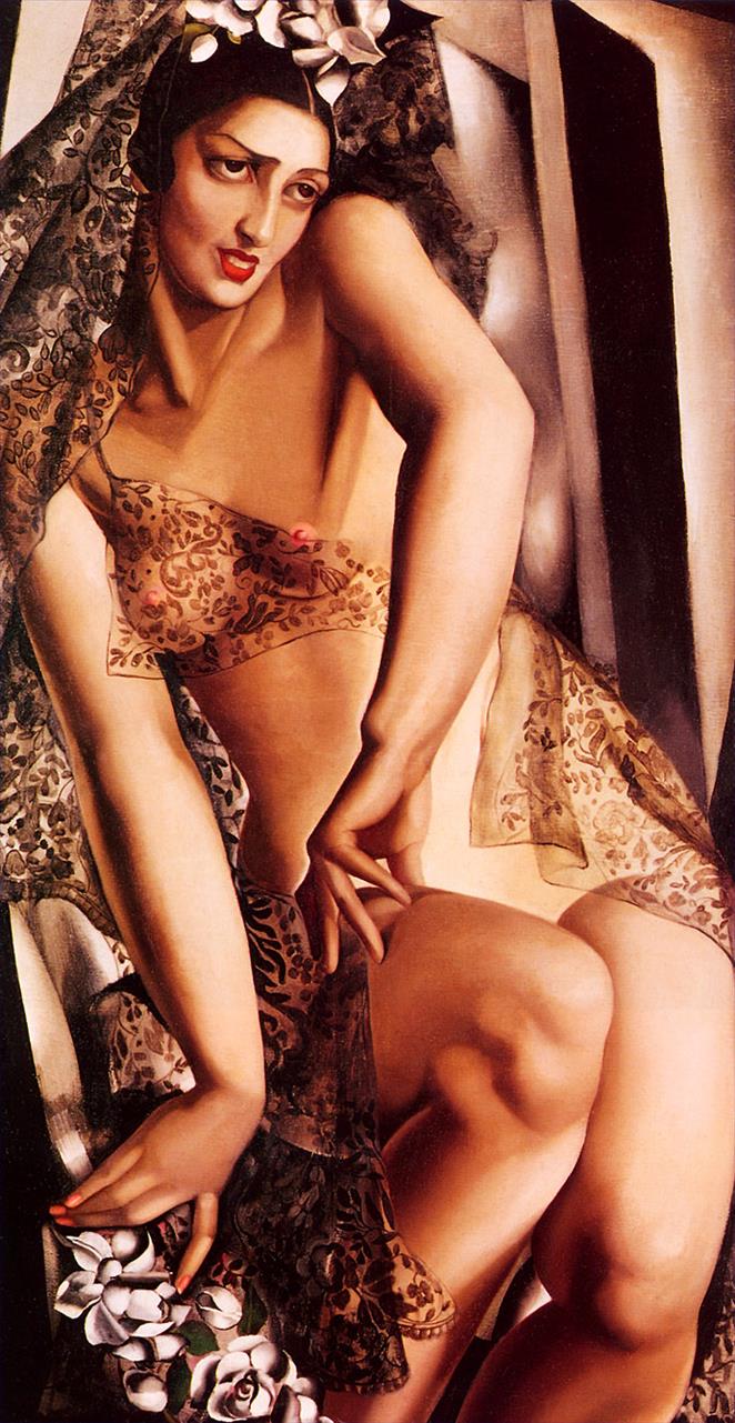 portrait de nanade herrera 1928 contemporain Tamara de Lempicka Peintures à l'huile